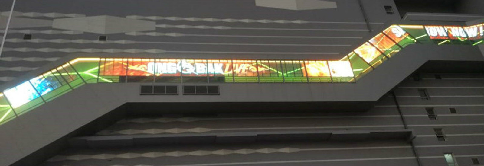customized P16 transparent LED screen was showcased in ShowDC - the largest duty-free shopping mall in the world 