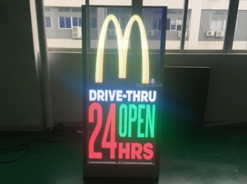 all-in-one transparent LED poster