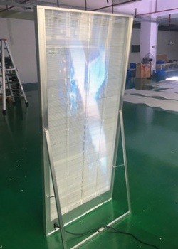 all-in-one transparent LED poster