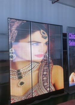 all-in-one transparent LED poster