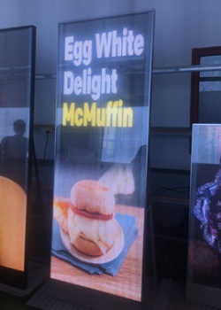 all-in-one transparent LED poster