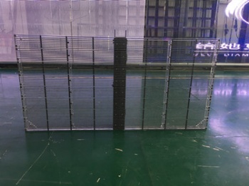 cabinet with transparent acrylic frame