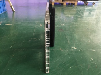 cabinet with transparent acrylic frame