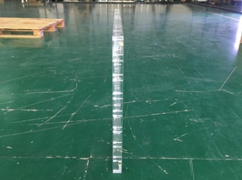 cabinet with transparent acrylic frame