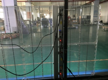 cabinet with transparent acrylic frame